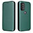 Coque Portefeuille Livre Cuir Etui Clapet L02Z pour Motorola Moto G71 5G Vert