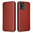 Coque Portefeuille Livre Cuir Etui Clapet L02Z pour Motorola Moto G72 Marron