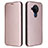 Coque Portefeuille Livre Cuir Etui Clapet L02Z pour Nokia 5.4 Or Rose