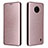 Coque Portefeuille Livre Cuir Etui Clapet L02Z pour Nokia C10 Or Rose