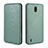 Coque Portefeuille Livre Cuir Etui Clapet L02Z pour Nokia C2 Vert