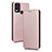 Coque Portefeuille Livre Cuir Etui Clapet L02Z pour Nokia C22 Or Rose