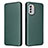 Coque Portefeuille Livre Cuir Etui Clapet L02Z pour Nokia G60 5G Vert