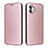 Coque Portefeuille Livre Cuir Etui Clapet L02Z pour Nothing Phone 2 Or Rose