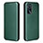 Coque Portefeuille Livre Cuir Etui Clapet L02Z pour Oppo A16 Vert