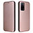 Coque Portefeuille Livre Cuir Etui Clapet L02Z pour Oppo A53s 5G Or Rose