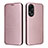 Coque Portefeuille Livre Cuir Etui Clapet L02Z pour Oppo A78 4G Or Rose