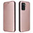 Coque Portefeuille Livre Cuir Etui Clapet L02Z pour Oppo A94 4G Or Rose