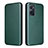 Coque Portefeuille Livre Cuir Etui Clapet L02Z pour Oppo A96 4G Vert