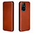 Coque Portefeuille Livre Cuir Etui Clapet L02Z pour Oppo F19 Pro+ Plus 5G Marron