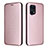 Coque Portefeuille Livre Cuir Etui Clapet L02Z pour Oppo Find X5 Pro 5G Or Rose