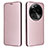 Coque Portefeuille Livre Cuir Etui Clapet L02Z pour Oppo Find X6 5G Or Rose