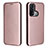 Coque Portefeuille Livre Cuir Etui Clapet L02Z pour Oppo Reno5 A Or Rose