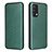 Coque Portefeuille Livre Cuir Etui Clapet L02Z pour Realme GT Master 5G Vert