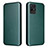 Coque Portefeuille Livre Cuir Etui Clapet L02Z pour Realme Narzo 50 4G Vert