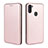 Coque Portefeuille Livre Cuir Etui Clapet L02Z pour Samsung Galaxy A11 Or Rose