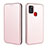 Coque Portefeuille Livre Cuir Etui Clapet L02Z pour Samsung Galaxy A21s Or Rose