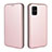 Coque Portefeuille Livre Cuir Etui Clapet L02Z pour Samsung Galaxy A71 5G Or Rose