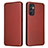 Coque Portefeuille Livre Cuir Etui Clapet L02Z pour Samsung Galaxy F13 4G Marron