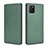 Coque Portefeuille Livre Cuir Etui Clapet L02Z pour Samsung Galaxy M60s Vert