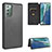 Coque Portefeuille Livre Cuir Etui Clapet L02Z pour Samsung Galaxy Note 20 5G Noir
