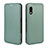 Coque Portefeuille Livre Cuir Etui Clapet L02Z pour Samsung Galaxy XCover Pro Vert