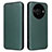 Coque Portefeuille Livre Cuir Etui Clapet L02Z pour Sharp Aquos R8s Pro Vert