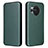 Coque Portefeuille Livre Cuir Etui Clapet L02Z pour Sharp Aquos R8s Vert