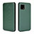 Coque Portefeuille Livre Cuir Etui Clapet L02Z pour Sharp Aquos Sense4 Basic Vert