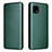 Coque Portefeuille Livre Cuir Etui Clapet L02Z pour Sharp Aquos Sense6 Vert