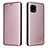 Coque Portefeuille Livre Cuir Etui Clapet L02Z pour Sharp Aquos Sense6s Or Rose