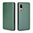 Coque Portefeuille Livre Cuir Etui Clapet L02Z pour Sharp Simple Sumaho 5 Vert