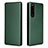 Coque Portefeuille Livre Cuir Etui Clapet L02Z pour Sony Xperia 5 III SO-53B Vert