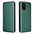 Coque Portefeuille Livre Cuir Etui Clapet L02Z pour Vivo Y32 4G Vert