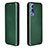 Coque Portefeuille Livre Cuir Etui Clapet L02Z pour Vivo Y52 5G Vert