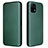 Coque Portefeuille Livre Cuir Etui Clapet L02Z pour Vivo Y52s t1 5G Vert