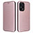 Coque Portefeuille Livre Cuir Etui Clapet L02Z pour Xiaomi Poco F5 5G Or Rose