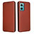 Coque Portefeuille Livre Cuir Etui Clapet L02Z pour Xiaomi Redmi Note 11E 5G Marron