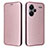 Coque Portefeuille Livre Cuir Etui Clapet L02Z pour Xiaomi Redmi Note 13 Pro+ Plus 5G Or Rose