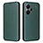 Coque Portefeuille Livre Cuir Etui Clapet L02Z pour Xiaomi Redmi Note 13 Pro+ Plus 5G Vert