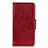 Coque Portefeuille Livre Cuir Etui Clapet L03 pour Alcatel 1S (2019) Rouge