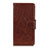 Coque Portefeuille Livre Cuir Etui Clapet L03 pour Alcatel 1X (2019) Marron