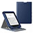 Coque Portefeuille Livre Cuir Etui Clapet L03 pour Amazon Kindle Paperwhite 6 inch Bleu