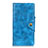 Coque Portefeuille Livre Cuir Etui Clapet L03 pour BQ Vsmart joy 1 Bleu