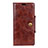 Coque Portefeuille Livre Cuir Etui Clapet L03 pour HTC Desire 12 Plus Marron