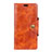 Coque Portefeuille Livre Cuir Etui Clapet L03 pour HTC Desire 12 Plus Orange