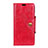 Coque Portefeuille Livre Cuir Etui Clapet L03 pour HTC Desire 12 Plus Rouge