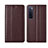 Coque Portefeuille Livre Cuir Etui Clapet L03 pour Huawei Nova 7 5G Marron