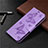 Coque Portefeuille Livre Cuir Etui Clapet L03 pour Huawei P40 Lite E Violet