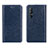 Coque Portefeuille Livre Cuir Etui Clapet L03 pour Oppo Find X2 Neo Bleu